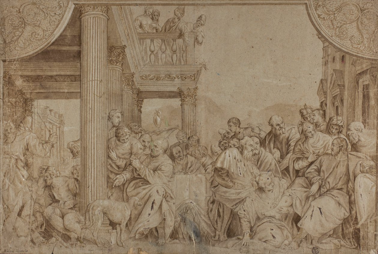 Christus im Haus des Simon von Veronese (Paolo Caliari)