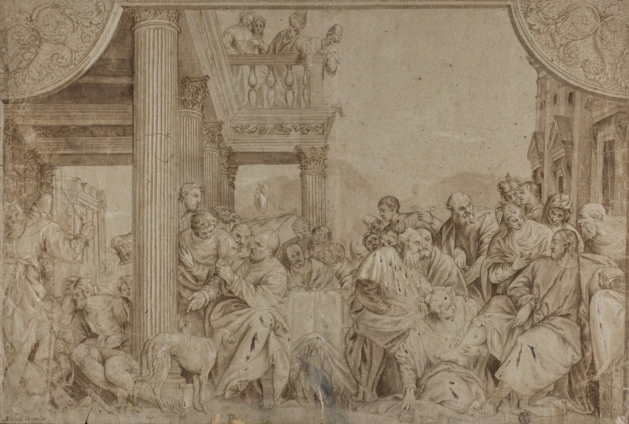 Christus im Haus des Simon, spätes 17. - frühes 18. Jahrhundert von Veronese