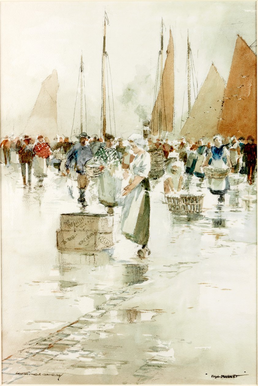 Fischmarkt von Victor Noble Rainbird