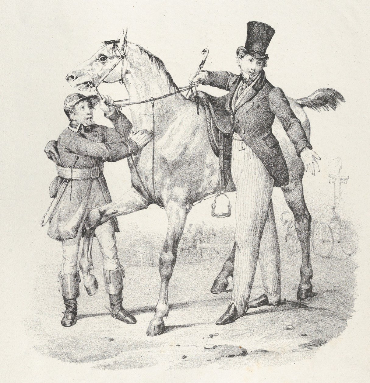 Kapitel VI: Ich konnte nicht mehr zu Fuß gehen, 1824 von Victor Adam