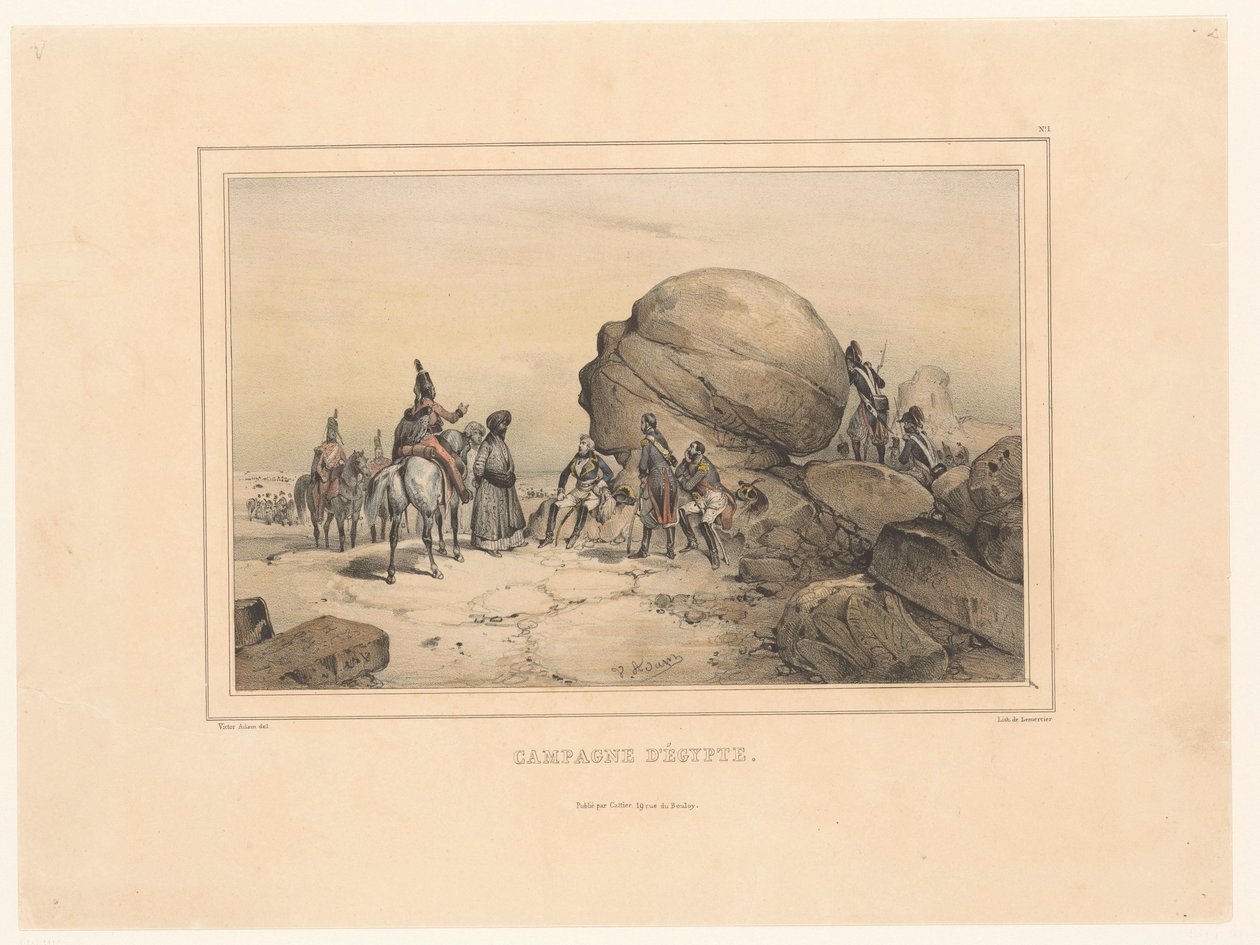 Expedition nach Ägypten von Victor Adam