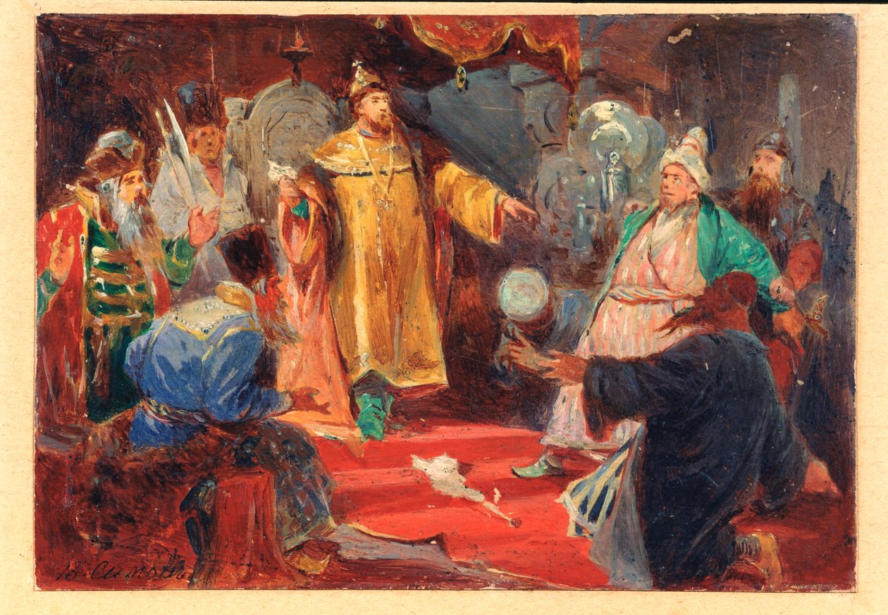 Der Zar Iwan III. (genannt Der Große) von Viktor Andreyevich Simov