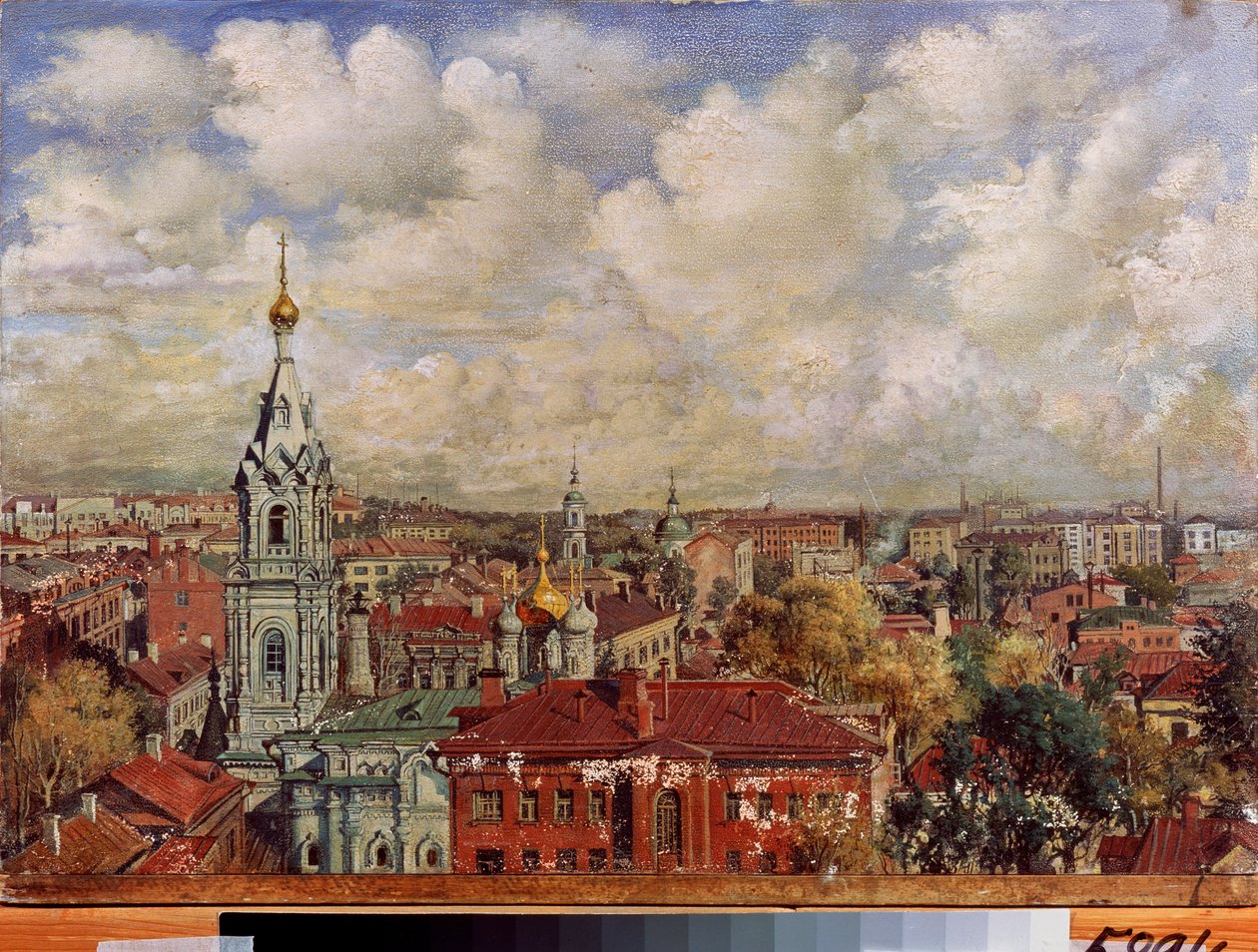 Moskau (Russland) - Gemälde von Viktor Jakovlevich Yakovlev von Viktor Jakovlevich Yakovlev
