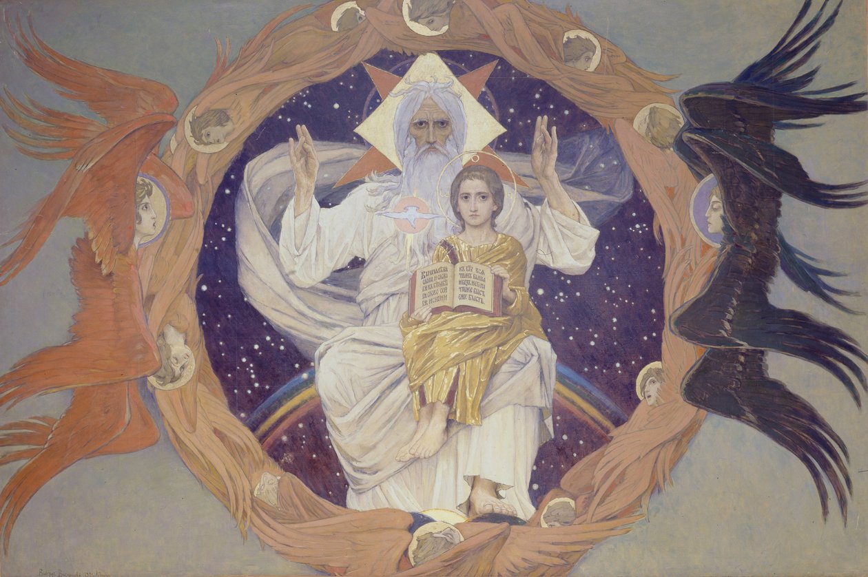 Die Heilige Dreifaltigkeit Otechestvo, 1907 von Viktor Mikhaylovich Vasnetsov