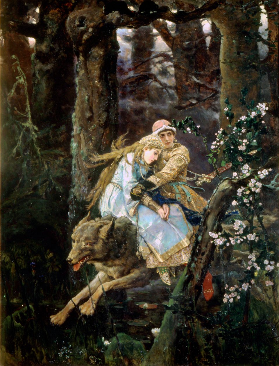 Zarewitsch Iwan reitet den grauen Wolf, 1889 von Viktor Mikhaylovich Vasnetsov