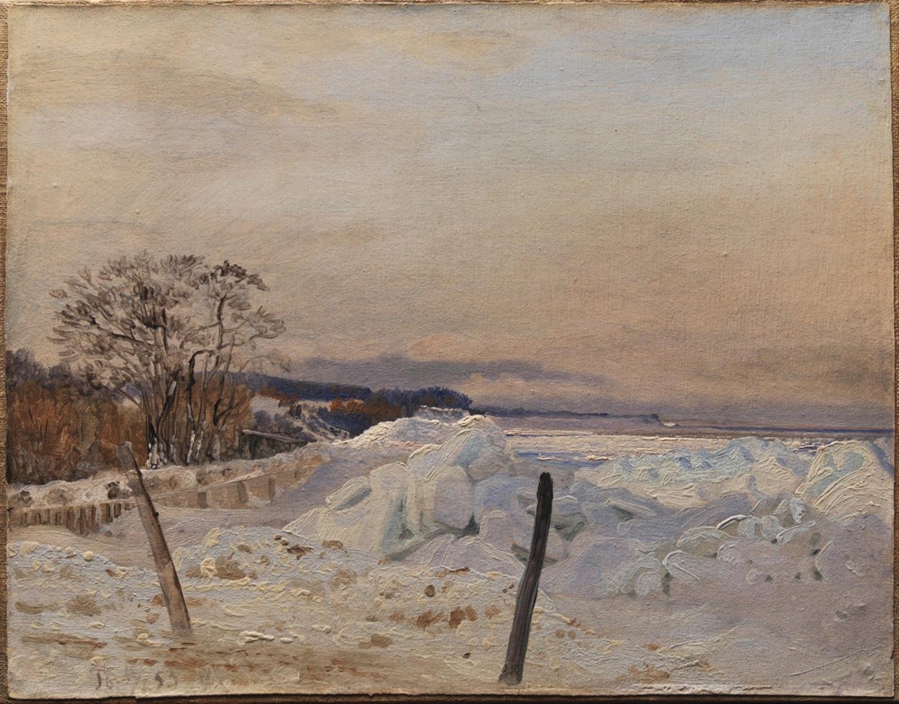 Eispackung bei Taarbæk, nördlich von Kopenhagen von Vilhelm Kyhn