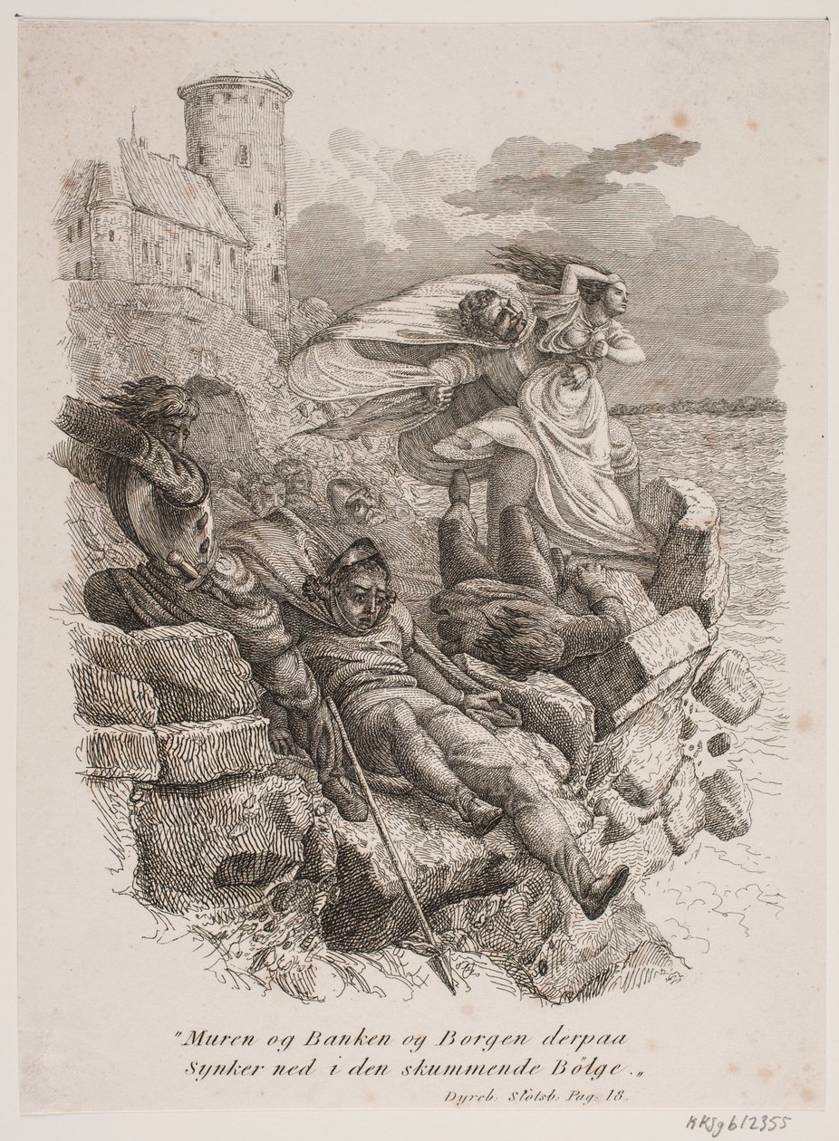 Vignette zu Th. Wiborgs Gedichtsammlung "Ein Mollakkord" von Vilhelm Pedersen