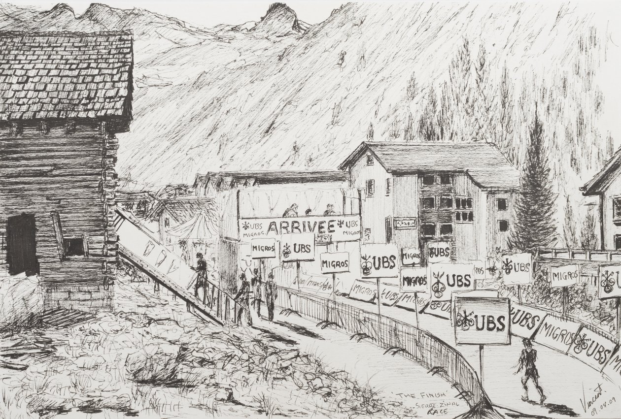 Sierre-Zinal-Berglauf, Das Ziel, 2009 von Vincent Alexander Booth