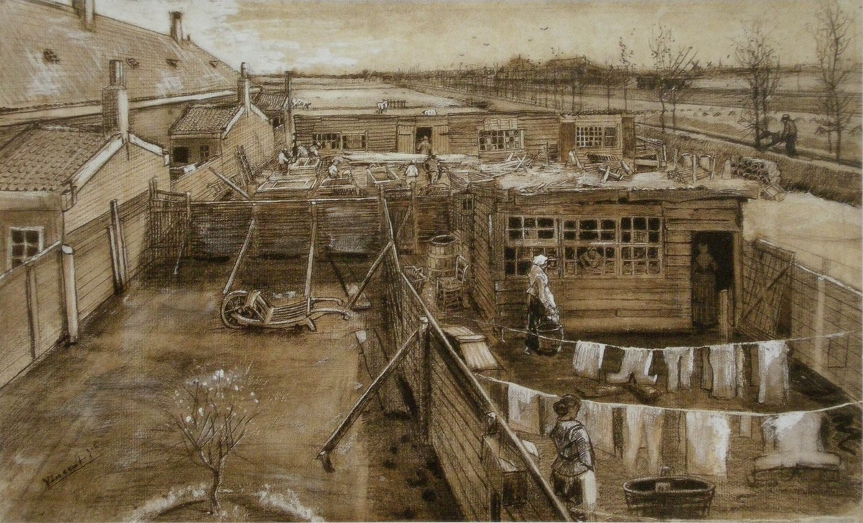 Zimmermannshof und Wäscherei F 939 JH 150 von Vincent van Gogh