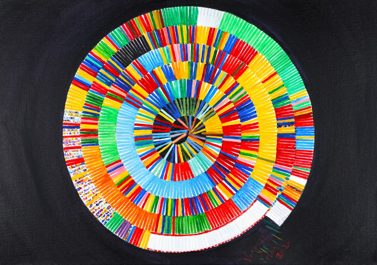 Farben der Unschuld 1940-1980er, 2020 von Vincent Alexander Booth