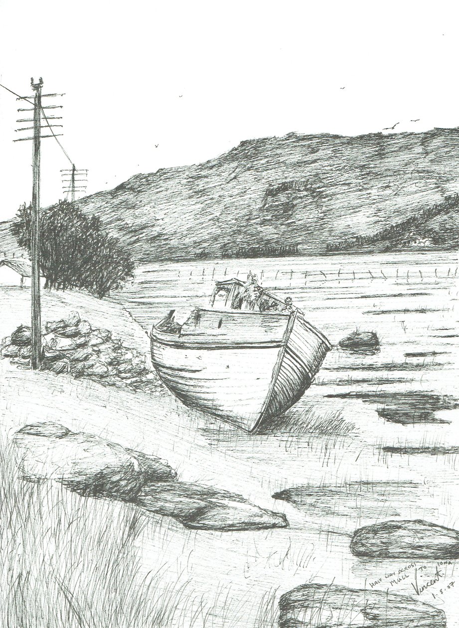 Auf halbem Weg über die Isle of Mull, 2007 von Vincent Alexander Booth