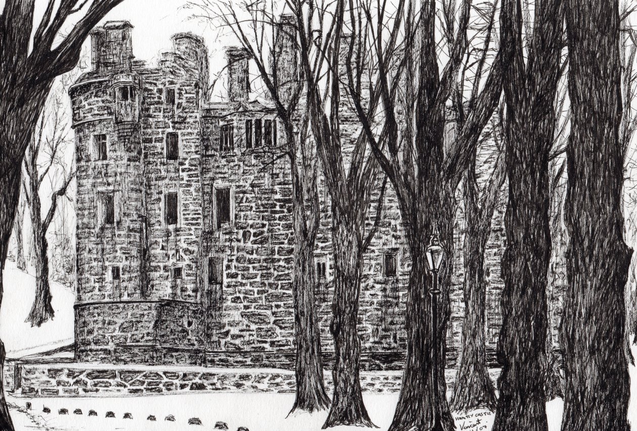 Huntly Schloss Schottland, 2007 von Vincent Alexander Booth