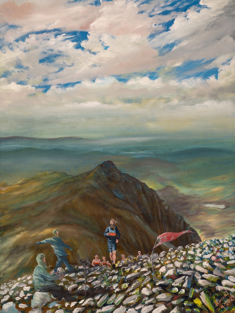 Johnny am Kontrollpunkt 1, 2024 von Vincent Alexander Booth