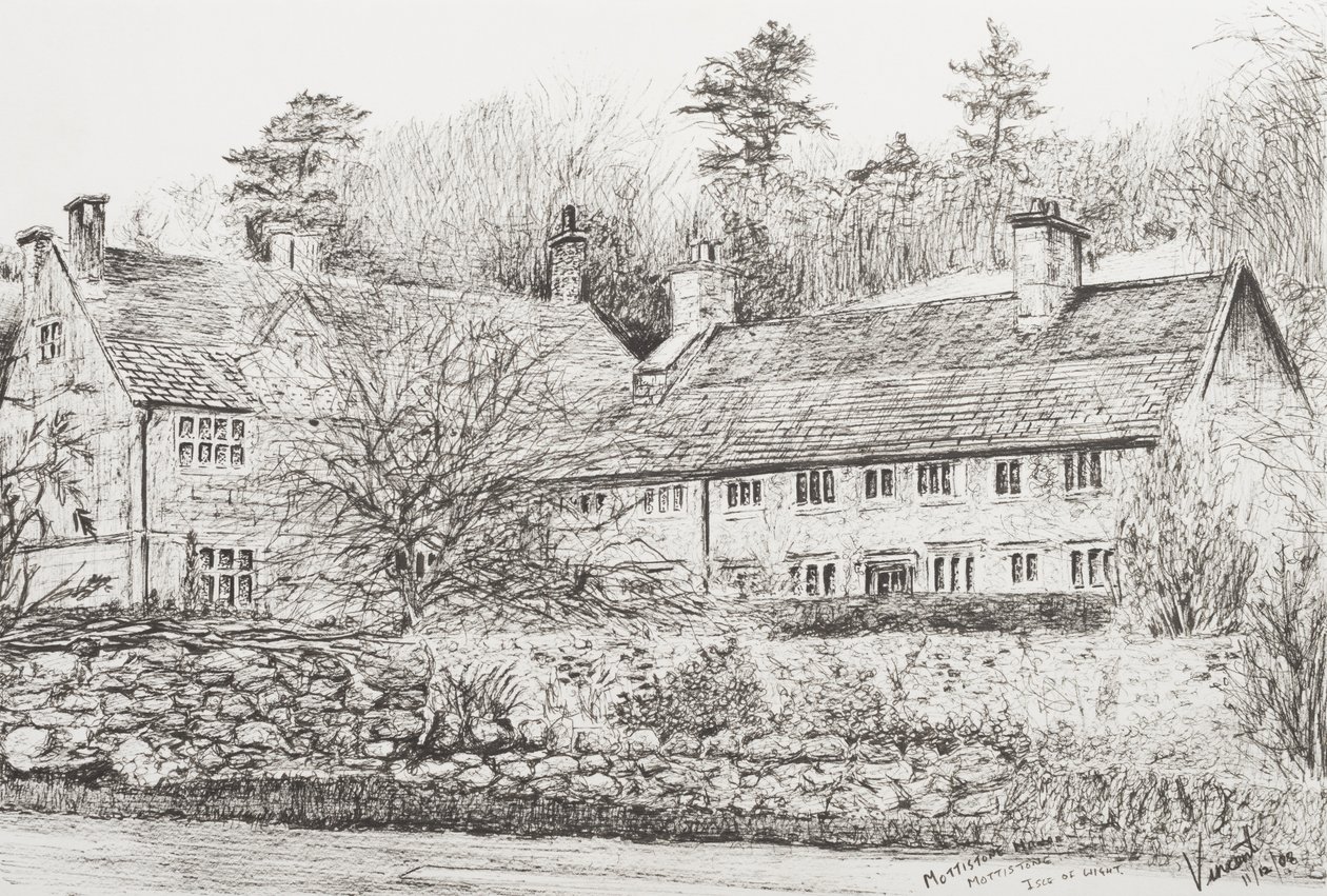 Mottistone Hall Isle of Wight, 2008 von Vincent Alexander Booth