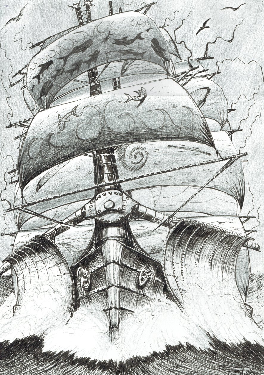 Sturmerschaffer Alboran-See von Vincent Alexander Booth