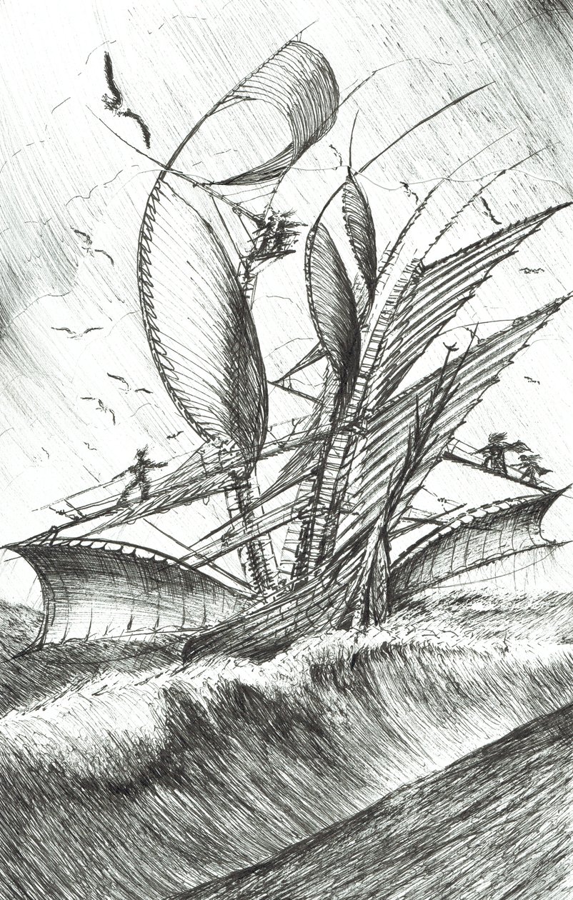 Sturmerschaffer Pazifischer Ozean, 2017 von Vincent Alexander Booth