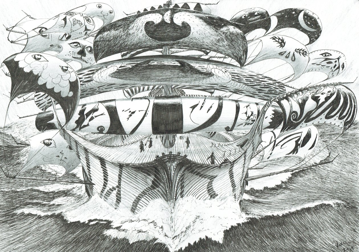 Sturmerschaffer Sulu-See, 2018 von Vincent Alexander Booth