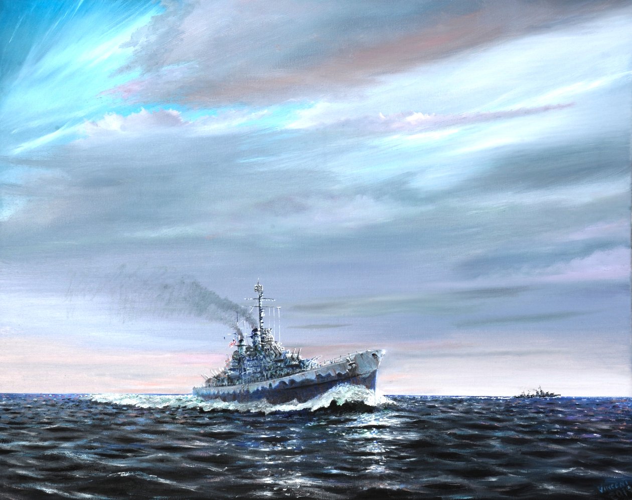 USS Atlanta patrouilliert Guardalcanal 1942