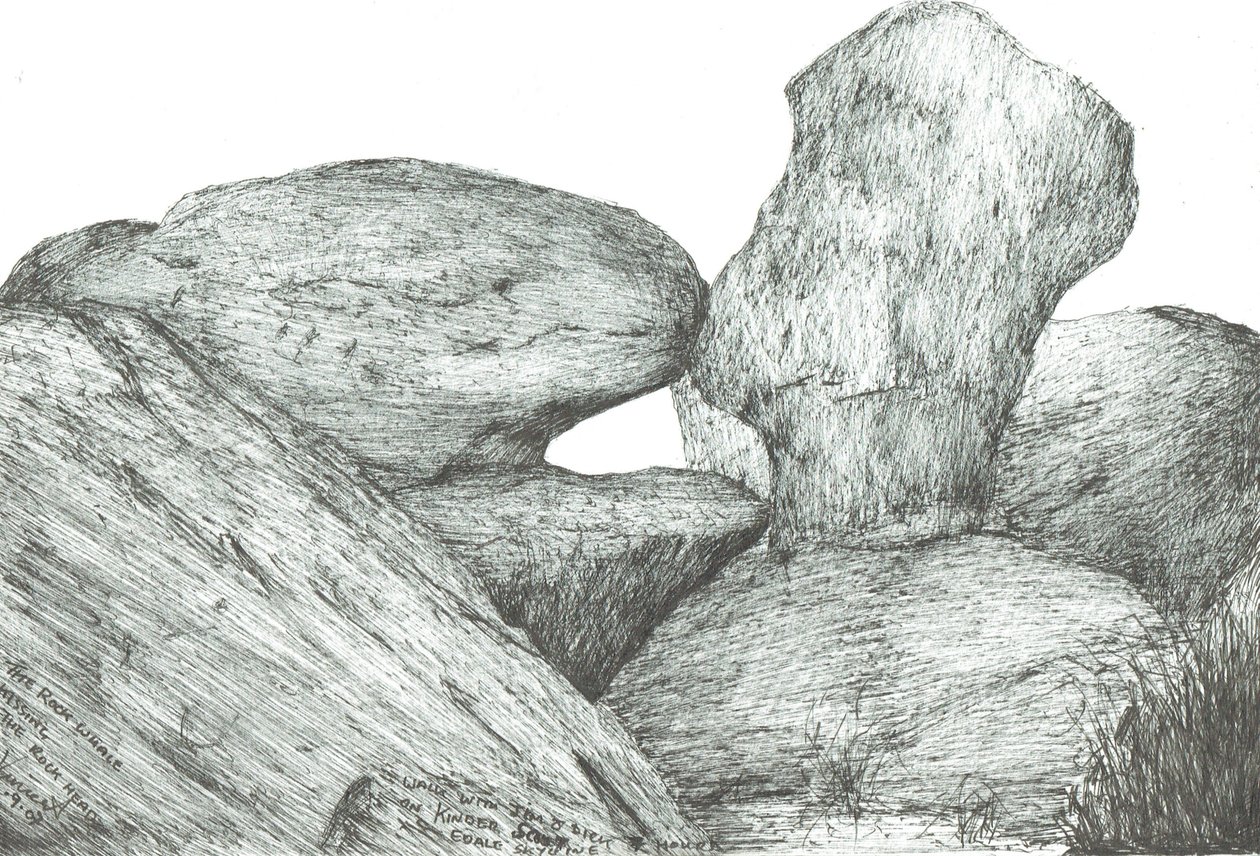 Küssende Felsen auf Kinder Scout, 2007 von Vincent Alexander Booth