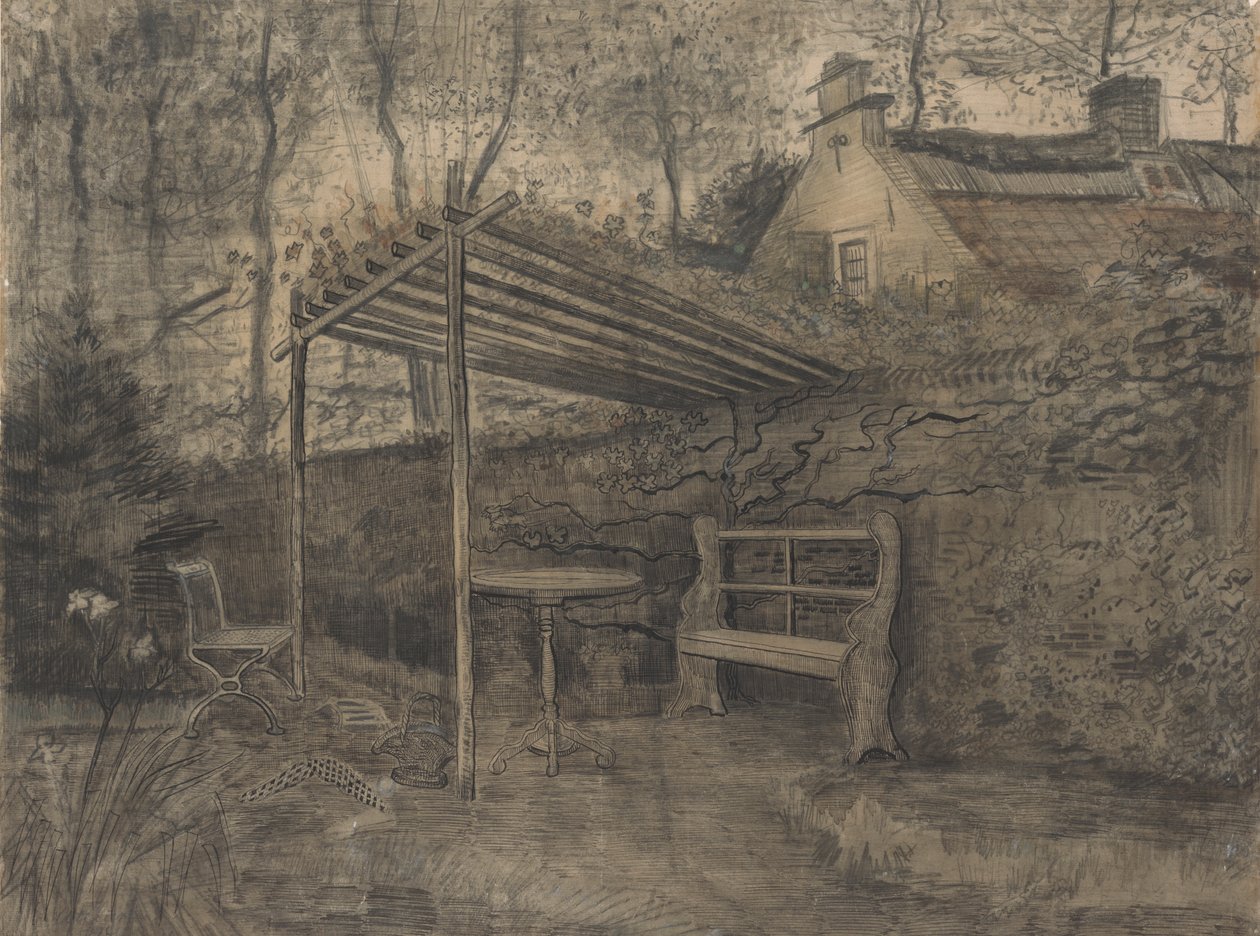 Ecke eines Gartens von Vincent van Gogh