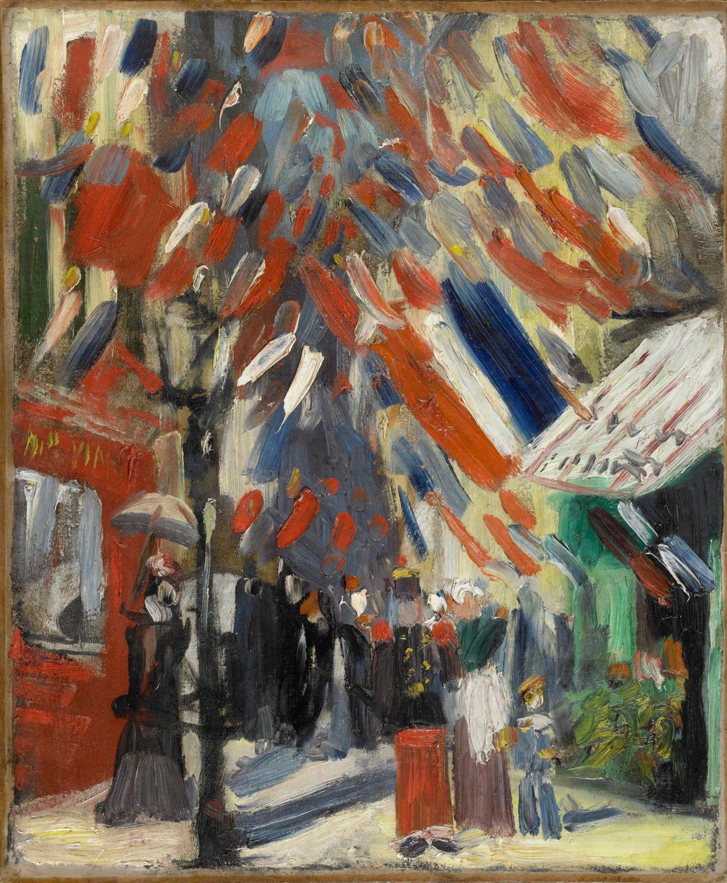 La Fête du 14 juillet à Paris 14. Juli in Paris, 1886 von Vincent van Gogh