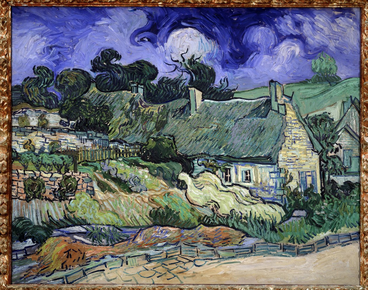 Chaumes de Cordeville in Auvers-sur-Oise von Vincent van Gogh