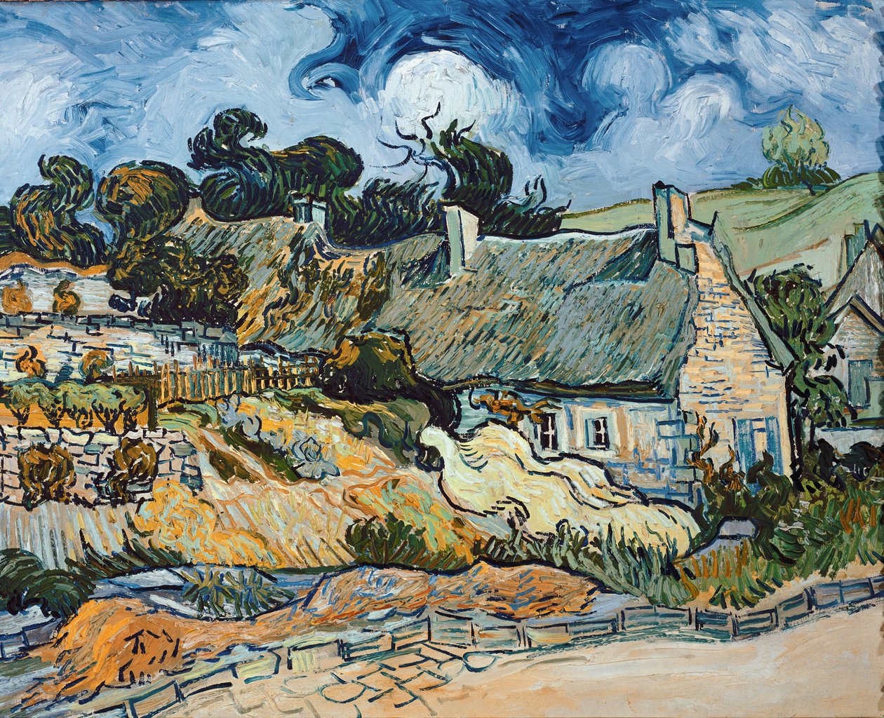 Chaumes de Cordeville in Auvers-Sur-Oise von Vincent van Gogh