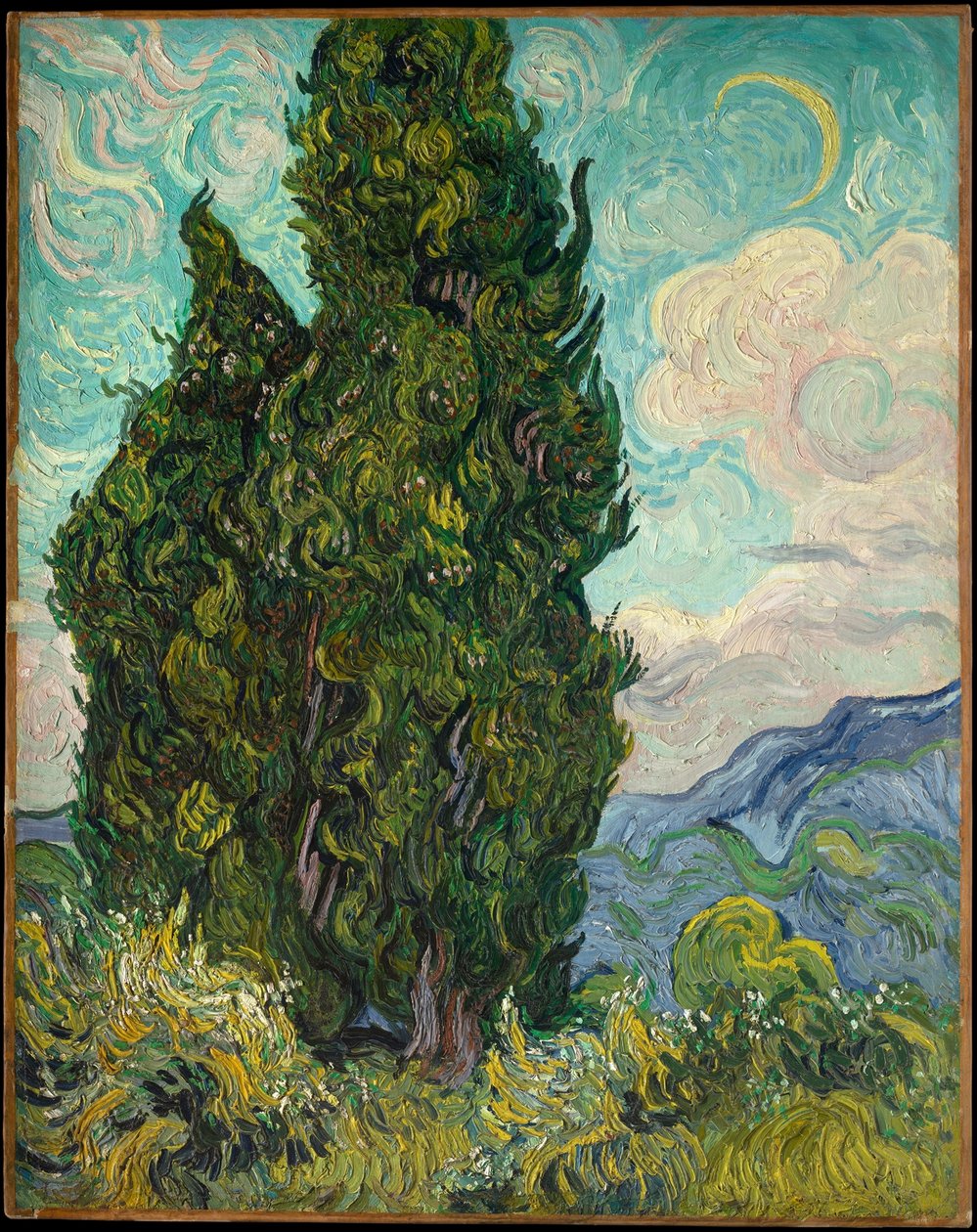 Zypressen von Vincent van Gogh