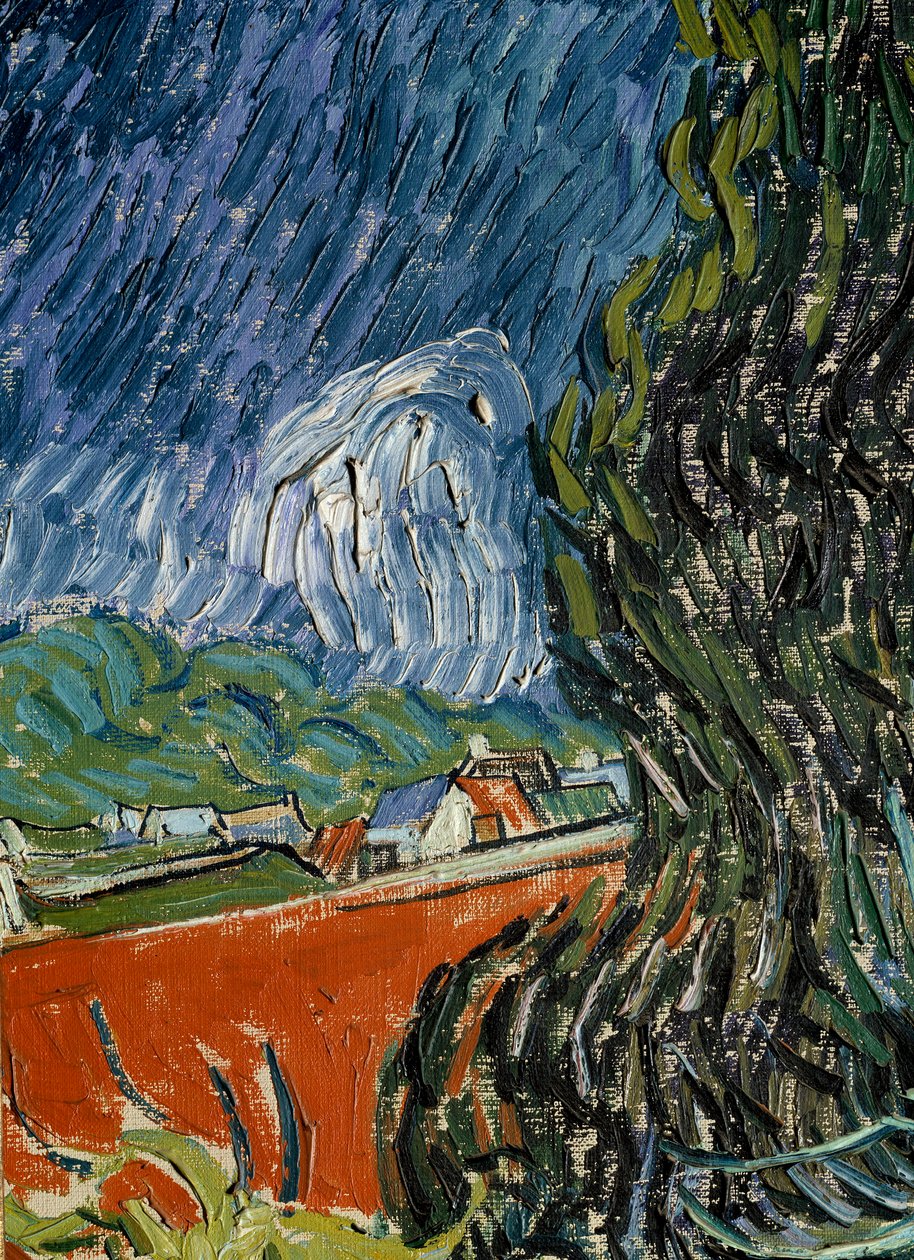Garten von Doktor Gachet in Auvers-sur-Oise (Detail). Gemälde von Vincent van Gogh (1853-1890) 1890. Maße 0,73x0,52 m. Paris, Musée d