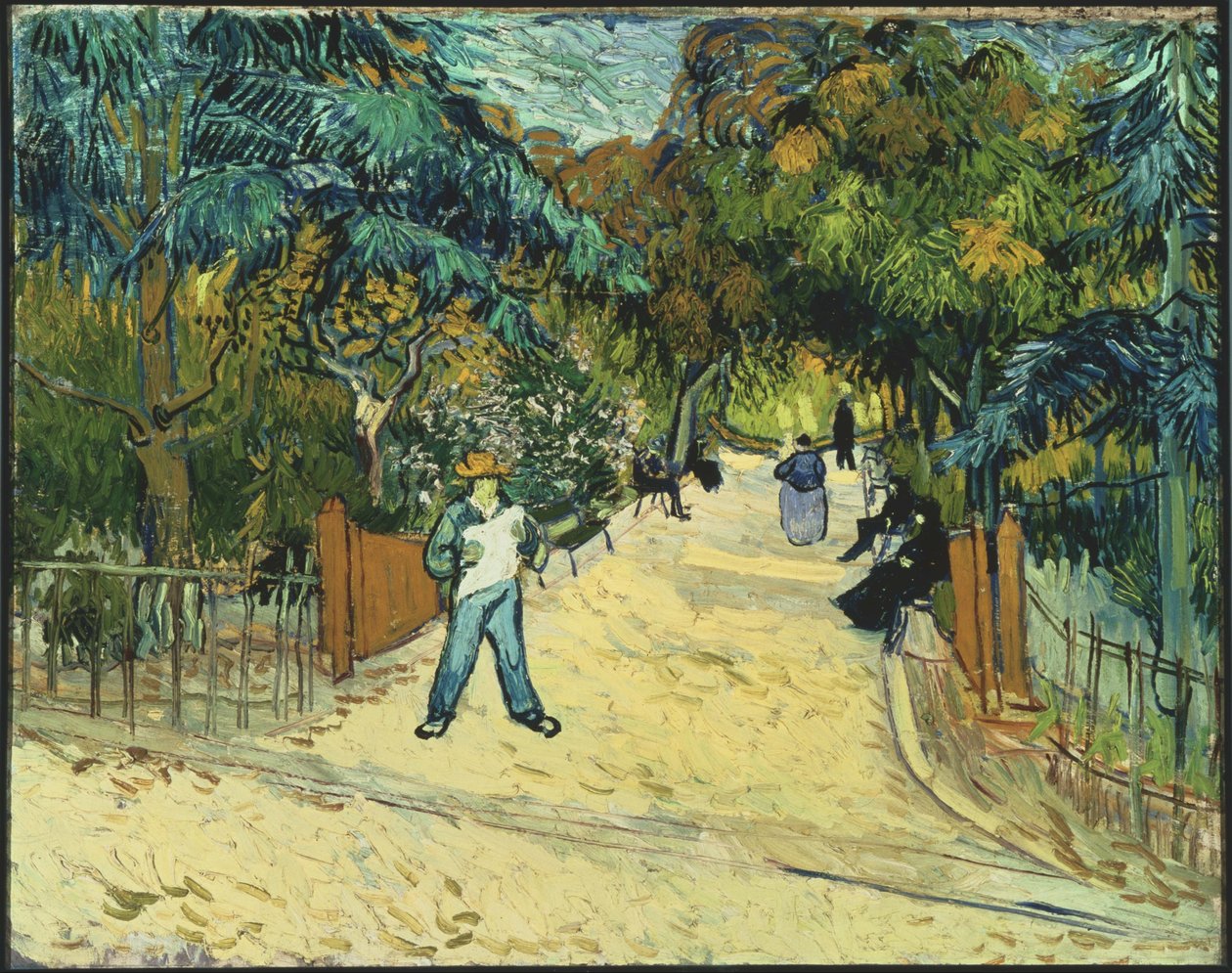 Eingang zu den öffentlichen Gärten in Arle von Vincent van Gogh