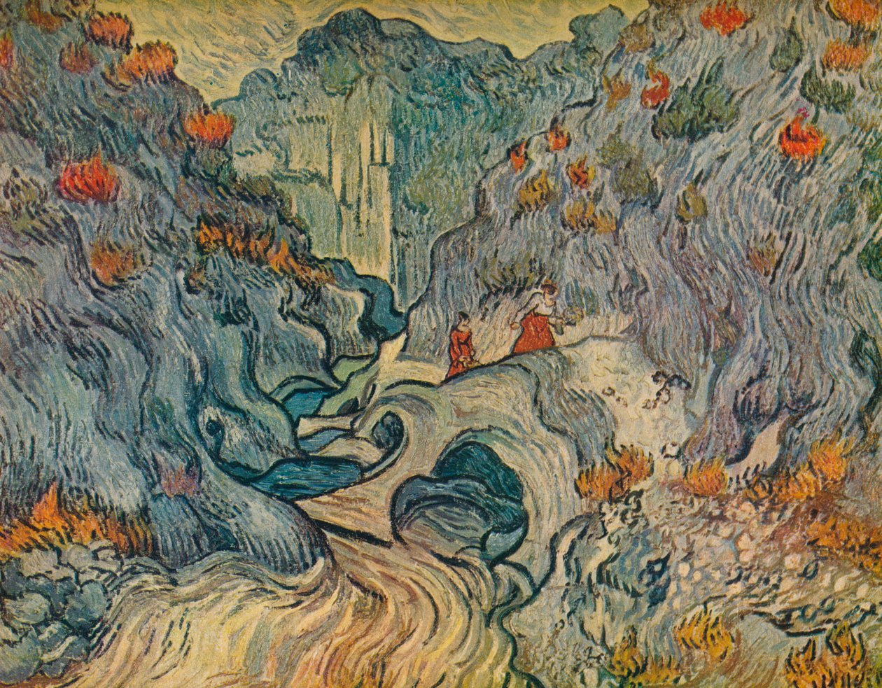 Le Ravin, 1889 von Vincent van Gogh: Kunstdruck kaufen