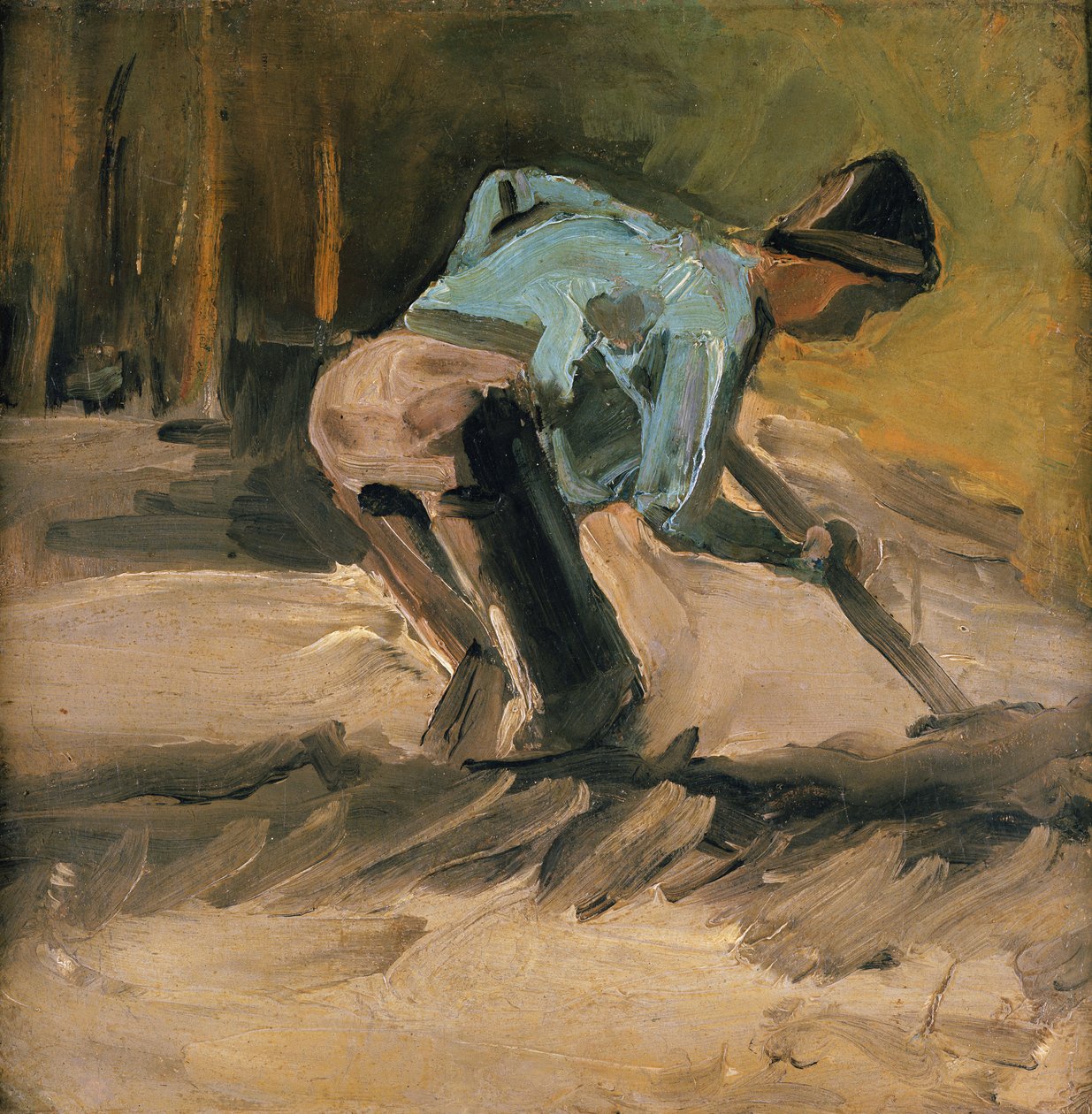 Mann bei der Arbeit, ca. 1883 von Vincent van Gogh