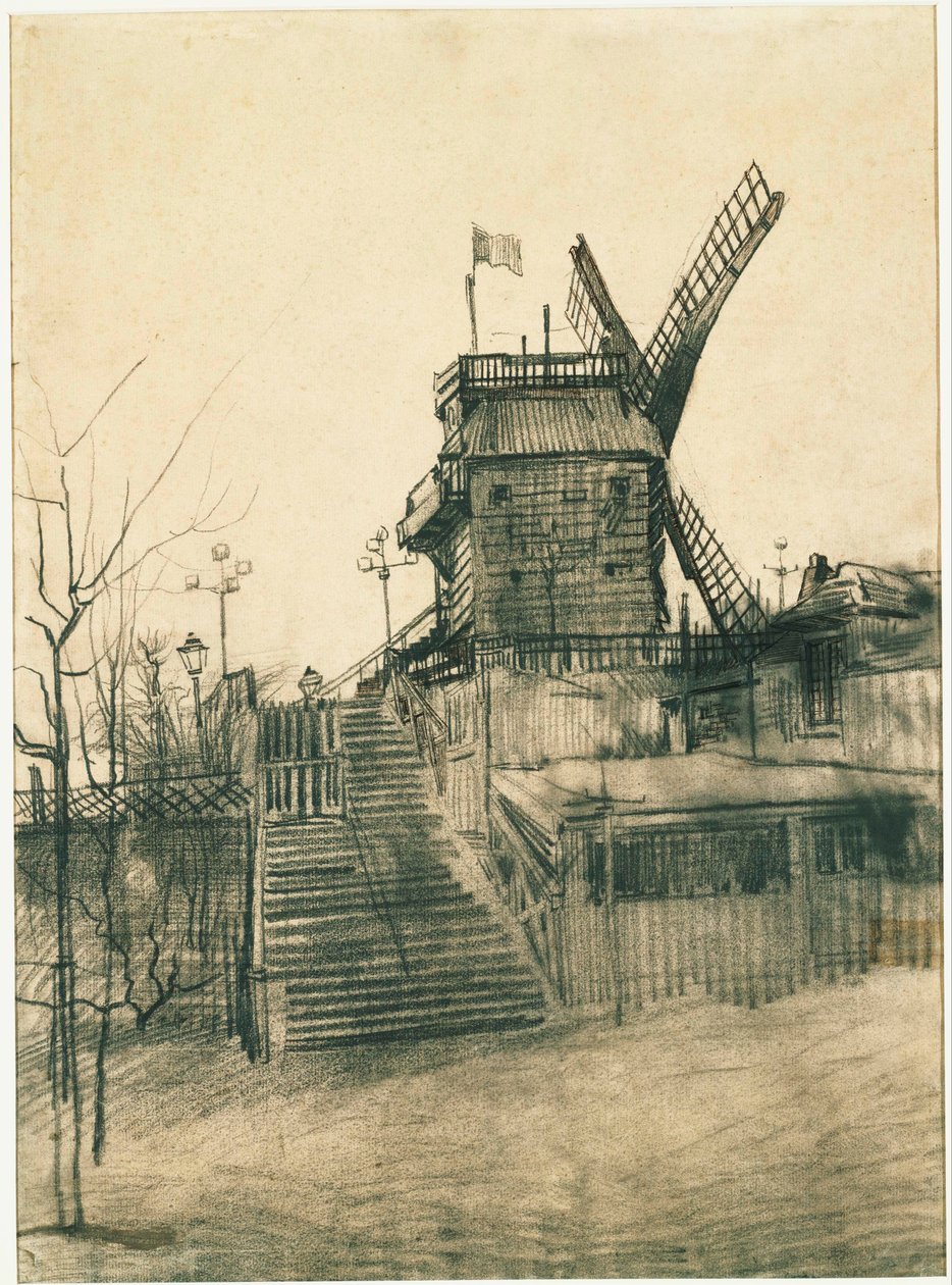 Moulin de la Galette von Vincent van Gogh