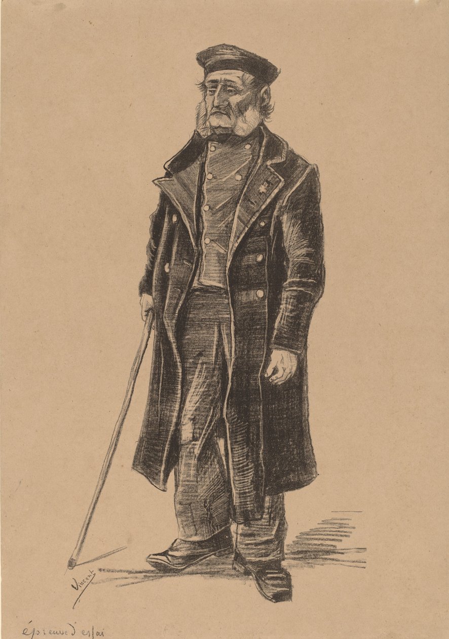 Armenhausbewohner, stehend von Vincent van Gogh