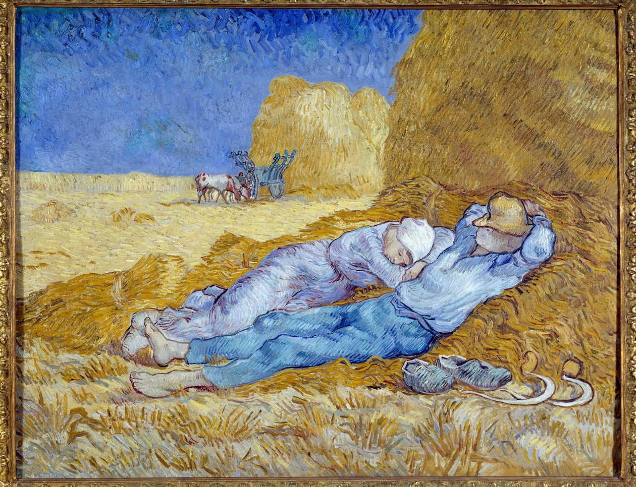 Der Meridian oder Die Siesta (nach Millet) von Vincent van Gogh
