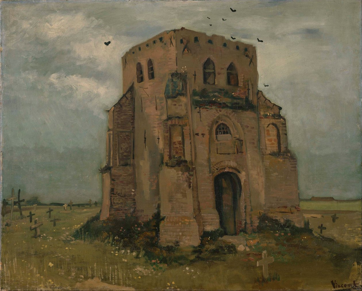 Der alte Kirchturm in Nuenen (
