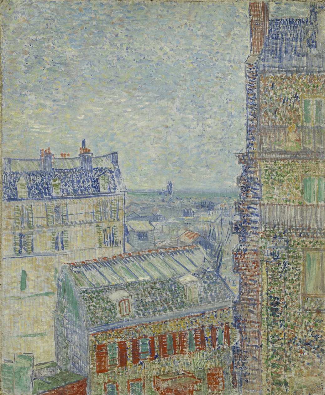Blick aus Theos Wohnung von Vincent van Gogh