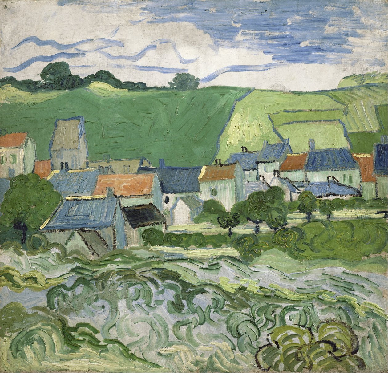 Ansicht von Auvers von Vincent van Gogh