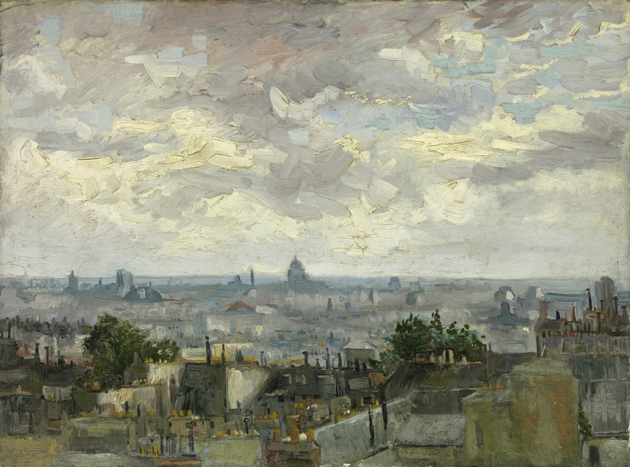 Ansicht von Paris von Vincent van Gogh