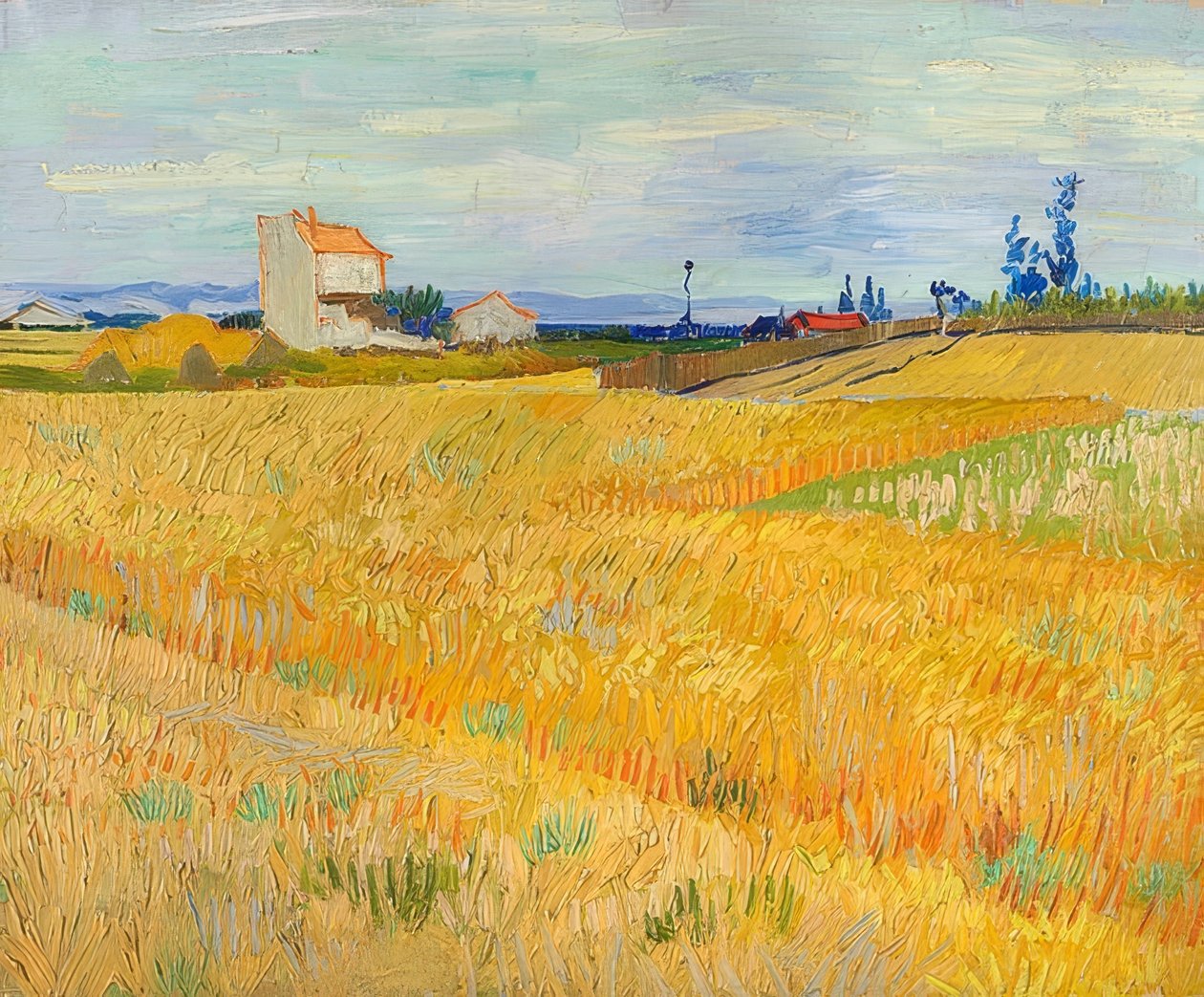 Weizenfeld von Vincent van Gogh