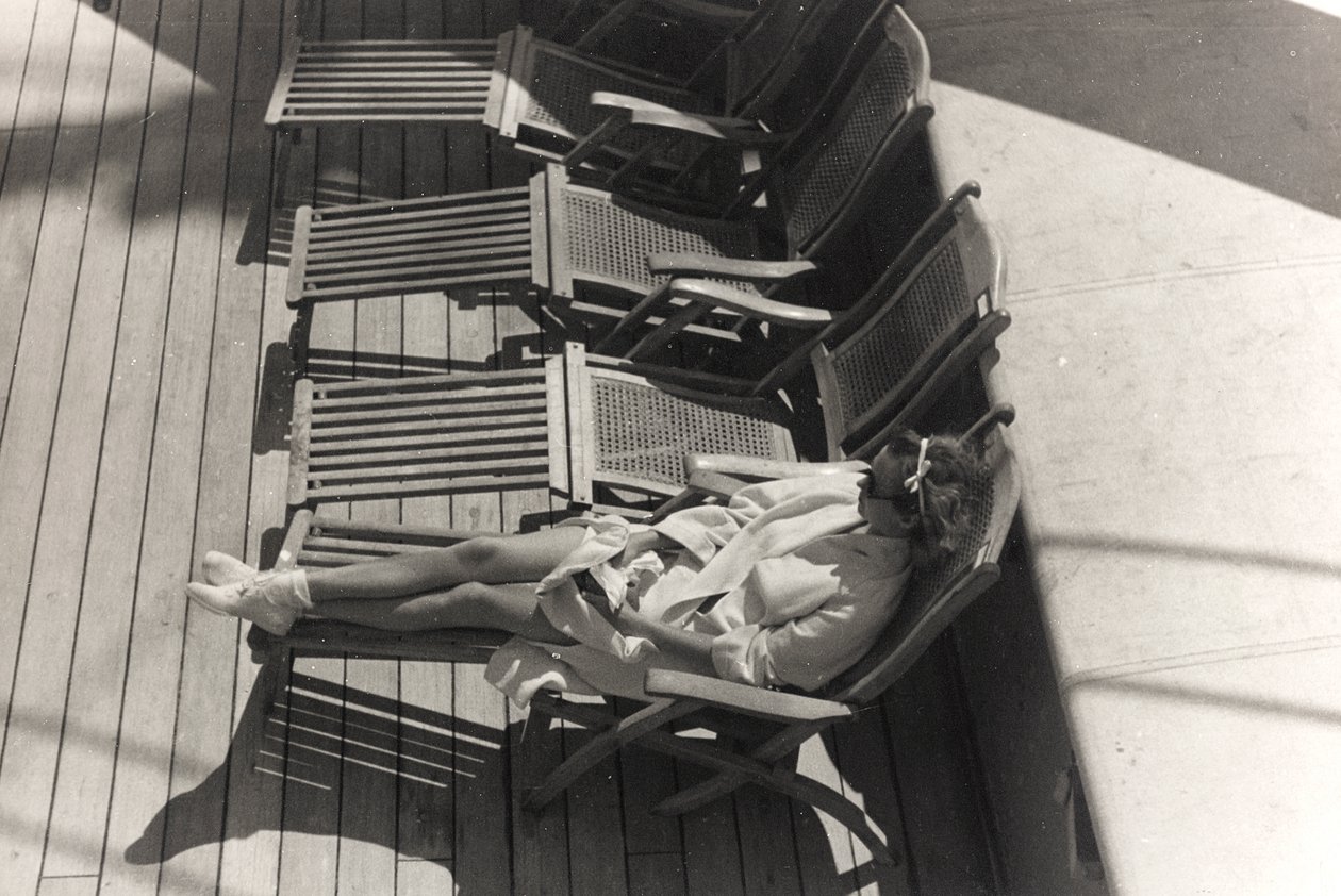 Passagier an Bord des Kreuzfahrtschiffs 
