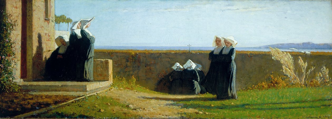 Die Nonnen oder Am Morgen von Vincenzo Cabianca