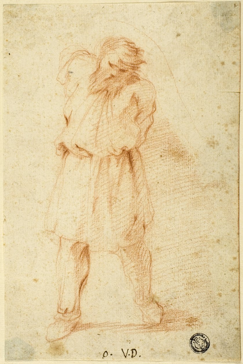 Figur mit hinter dem Rücken gefesselten Armen von Vincenzo Dandini