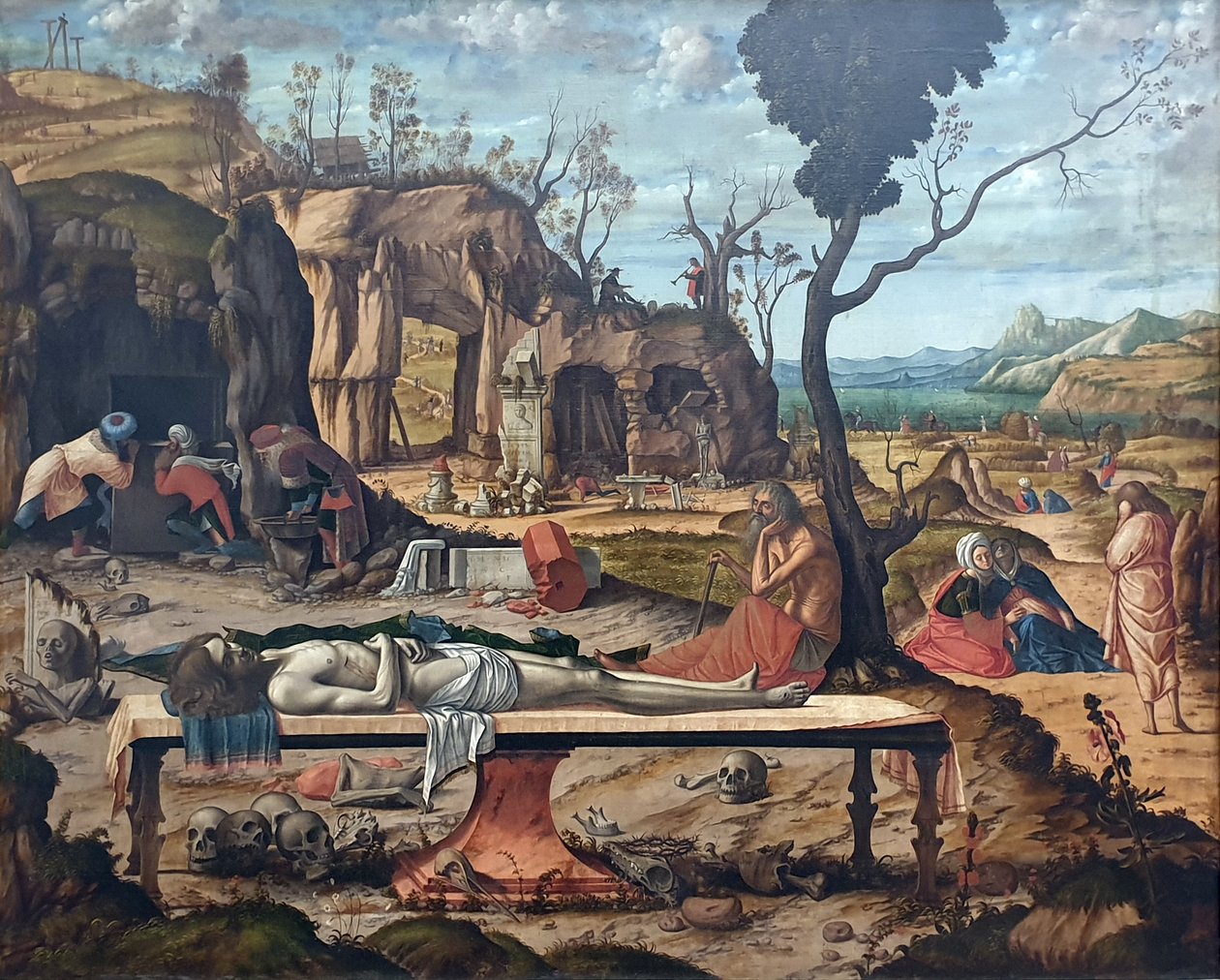 Die Grabbereitung Christi von Vittore Carpaccio