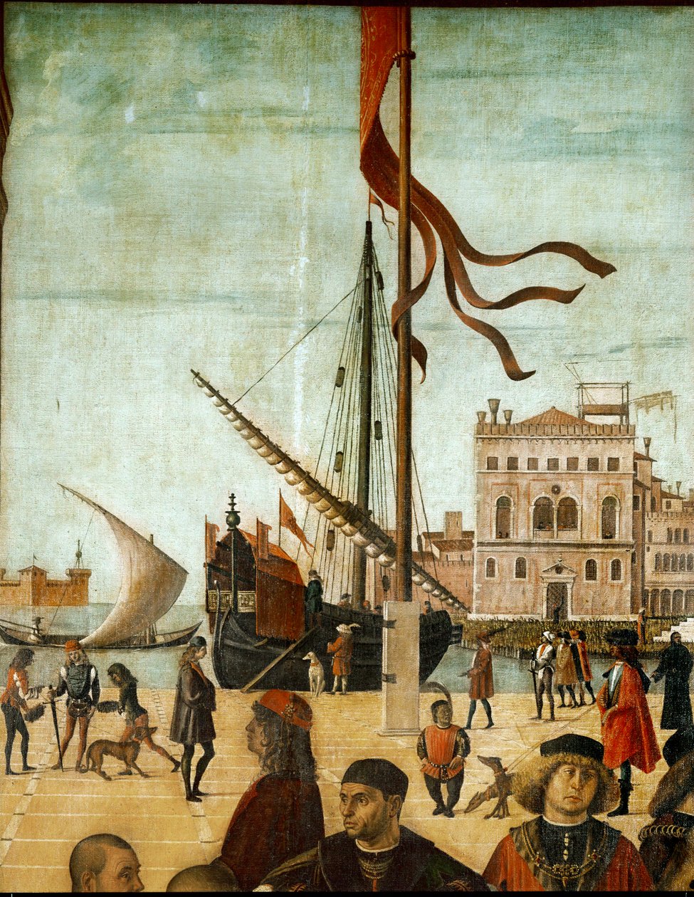 Schiffe im Hafen von Vittore Carpaccio