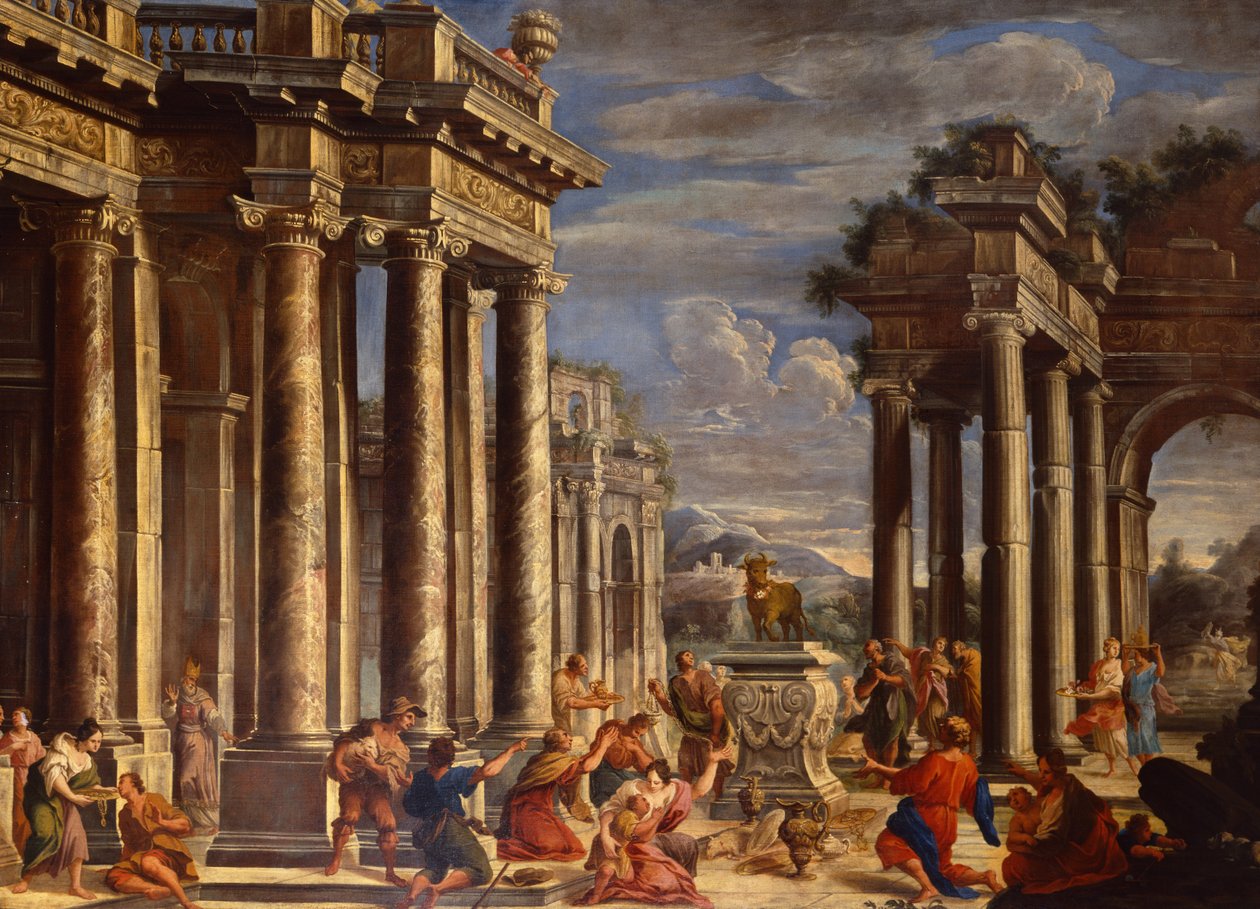 Die Anbetung des Goldenen Kalbs von Viviano Codazzi