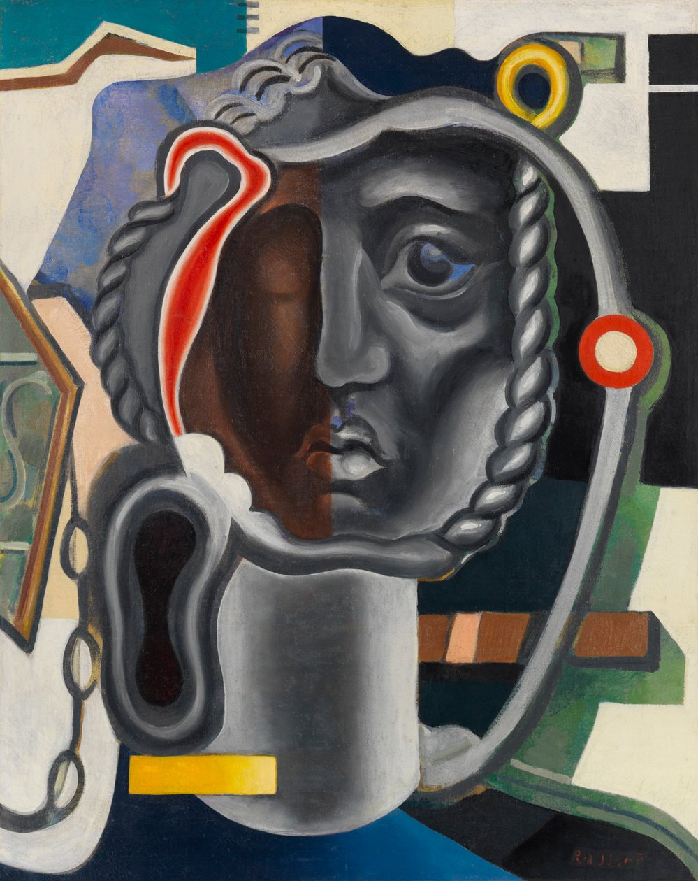 Mechanischer Kopf, ca. 1925-1928 von Daniel Vladimir Baranoff Rossine