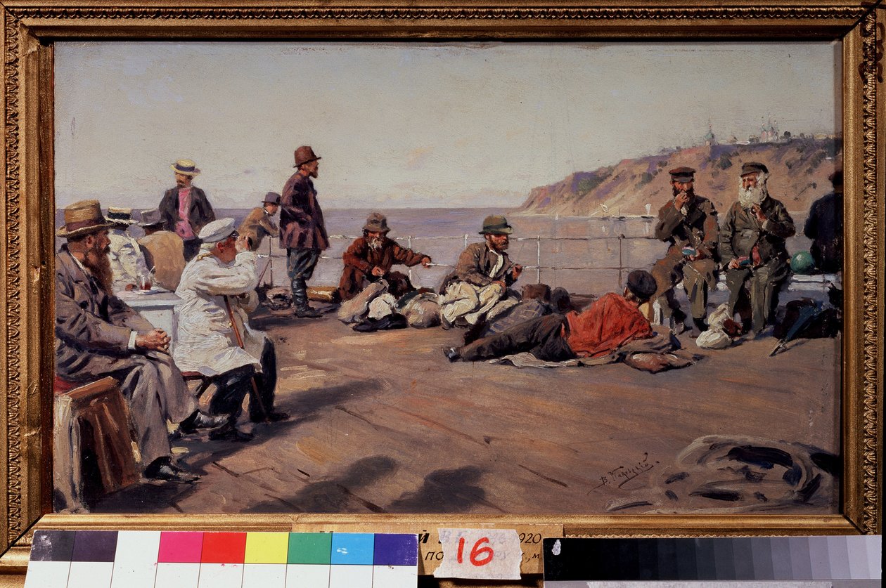 Auf dem Deck von Vladimir Egorovic Makovsky