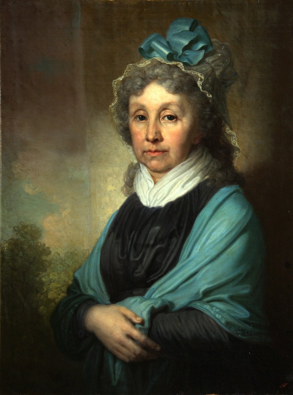 Porträt von Anna Sergejewna Besobrasowa, Ende der 1790er Jahre von Vladimir Lukich Borovikovsky