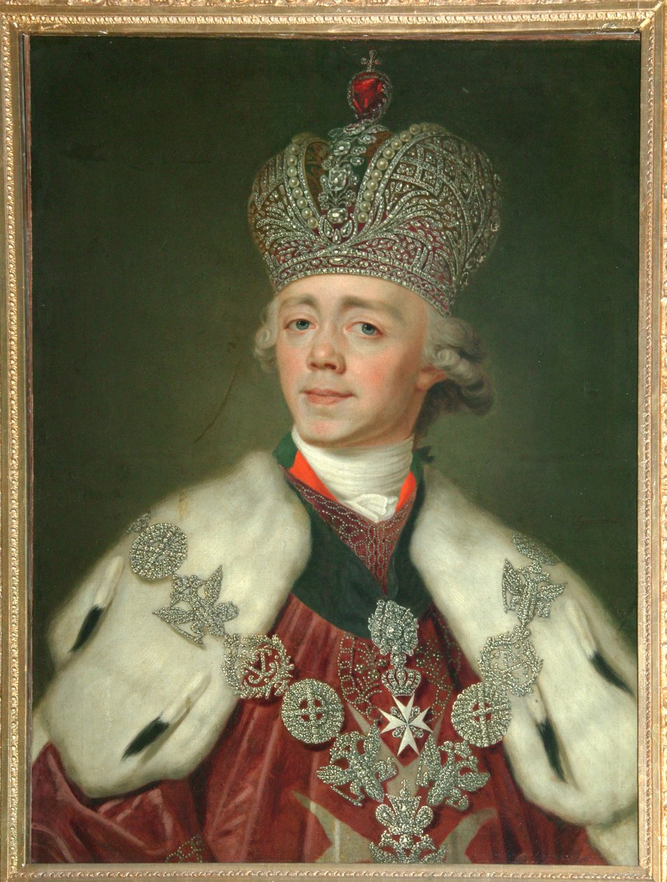 Porträt des Kaisers Paul I. von Russland 1754-1801, 1799-1800 von Vladimir Lukich Borovikovsky